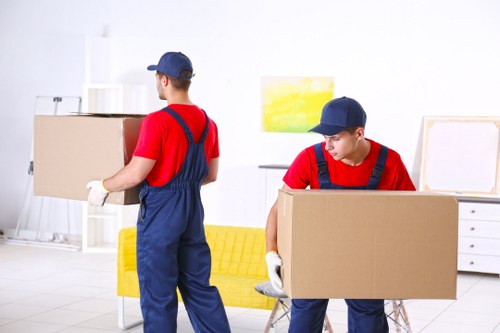 House removals team planning a Camden home move