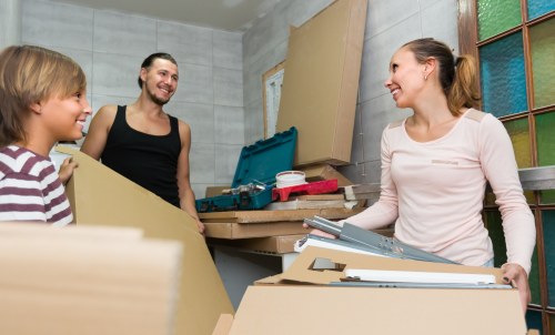 House removals planning in Camden with local streets and apartment buildings