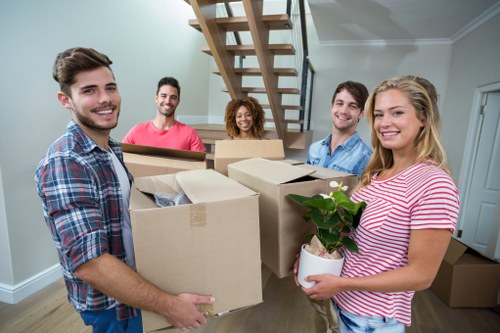 Prepared furniture removals team managing access and protection in Camden