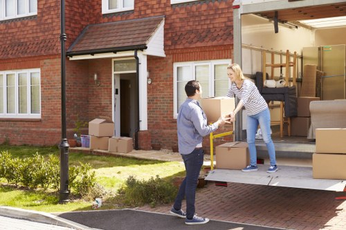Camden moving service handling boxes and furniture safely