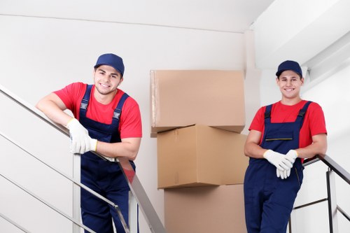 Man With A Van Camden team preparing items safely for a move