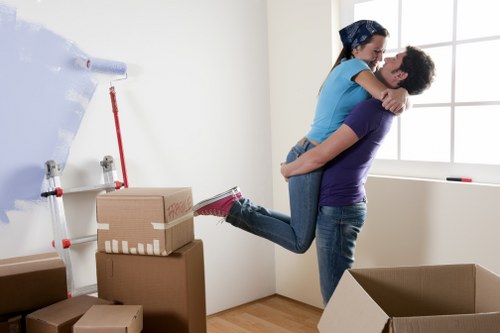 Organized moving boxes and packing materials for Camden relocation services