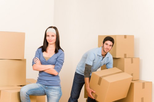 Storage and transport setup for student removals in Camden
