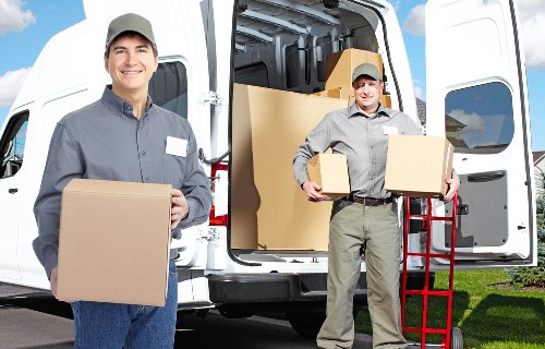 Packing belongings for a Camden removal van move