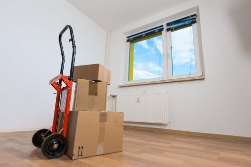 Load-based and cubic-yard van rate example for Camden removals