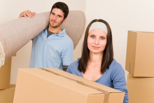 Professional man with a van in Camden managing a residential relocation